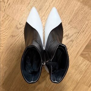 Givenchy Black and White Women's Ankle Boots
